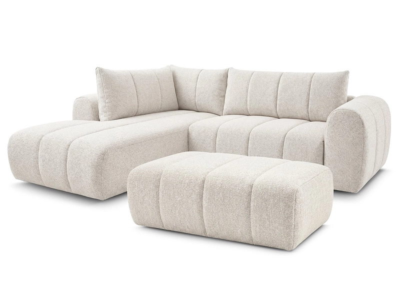 Ecksofa mit Hocker BOBOCHIC NESTY Ecksofa mit Hocker BOBOCHIC NESTY