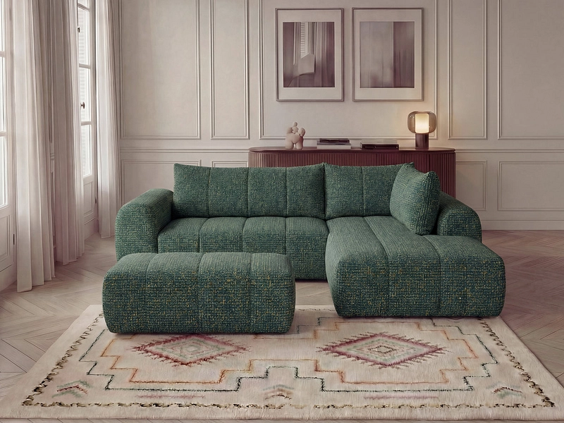 Ecksofa mit Hocker BOBOCHIC NESTY