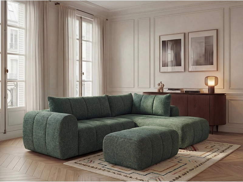 Ecksofa mit Hocker BOBOCHIC NESTY