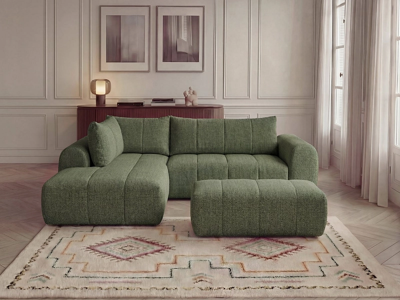 Ecksofa mit Hocker BOBOCHIC NESTY Ecksofa mit Hocker BOBOCHIC NESTY