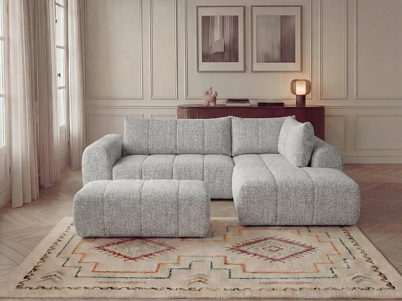 Ecksofa mit Hocker BOBOCHIC NESTY Ecksofa mit Hocker BOBOCHIC NESTY