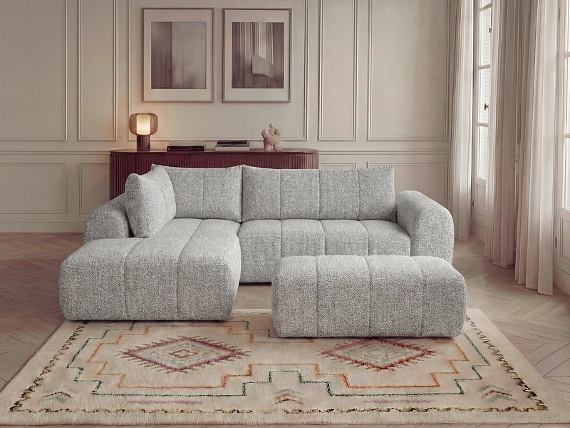 Ecksofa mit Hocker BOBOCHIC NESTY Ecksofa mit Hocker BOBOCHIC NESTY