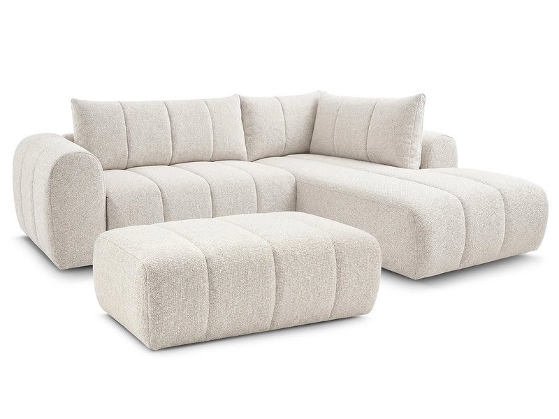 Ecksofa mit Hocker BOBOCHIC NESTY Ecksofa mit Hocker BOBOCHIC NESTY
