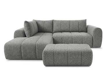 Ecksofa mit Hocker BOBOCHIC NESTY