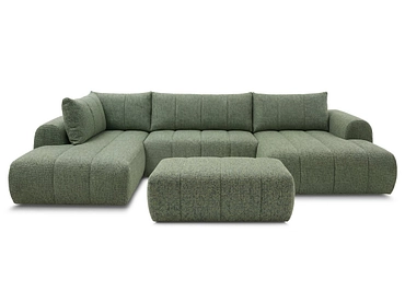 Panorama-Ecksofa mit Hocker BOBOCHIC NESTY Panorama-Ecksofa mit Hocker BOBOCHIC NESTY