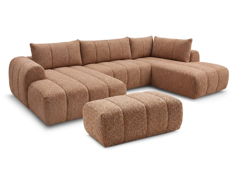 Panorama-Ecksofa mit Hocker BOBOCHIC NESTY Panorama-Ecksofa mit Hocker BOBOCHIC NESTY