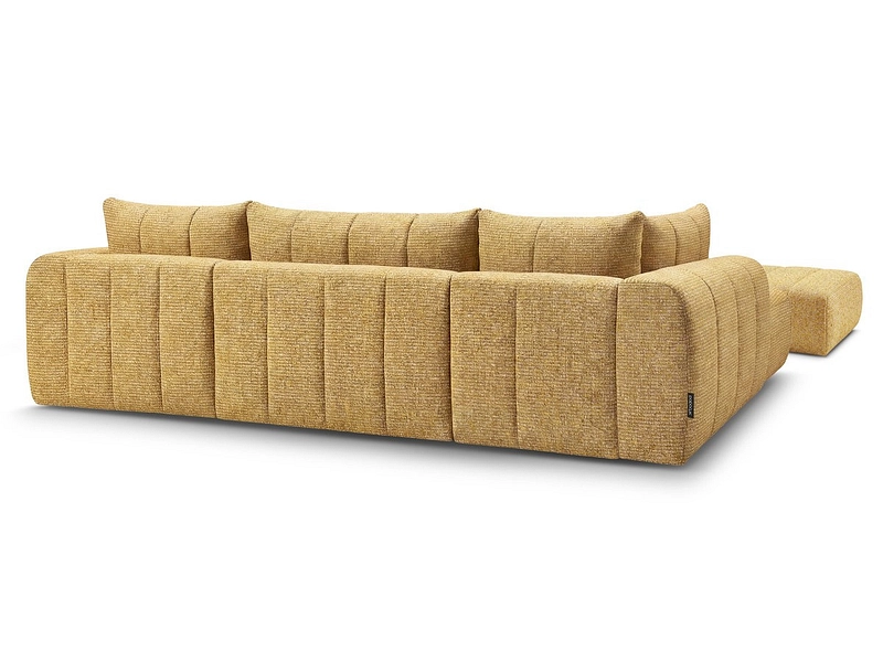 Panorama-Ecksofa mit Hocker BOBOCHIC NESTY