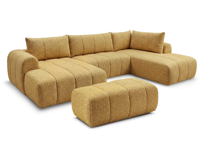 Panorama-Ecksofa mit Hocker BOBOCHIC NESTY Panorama-Ecksofa mit Hocker BOBOCHIC NESTY