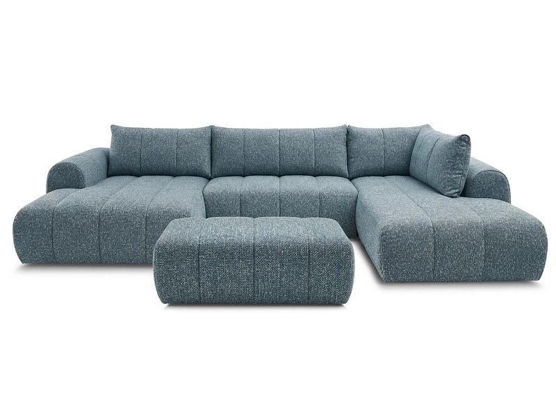 Panorama-Ecksofa mit Hocker BOBOCHIC NESTY Panorama-Ecksofa mit Hocker BOBOCHIC NESTY
