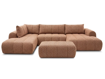 Panorama-Ecksofa mit Hocker BOBOCHIC NESTY Panorama-Ecksofa mit Hocker BOBOCHIC NESTY