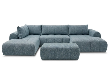 Panorama-Ecksofa mit Hocker BOBOCHIC NESTY Panorama-Ecksofa mit Hocker BOBOCHIC NESTY