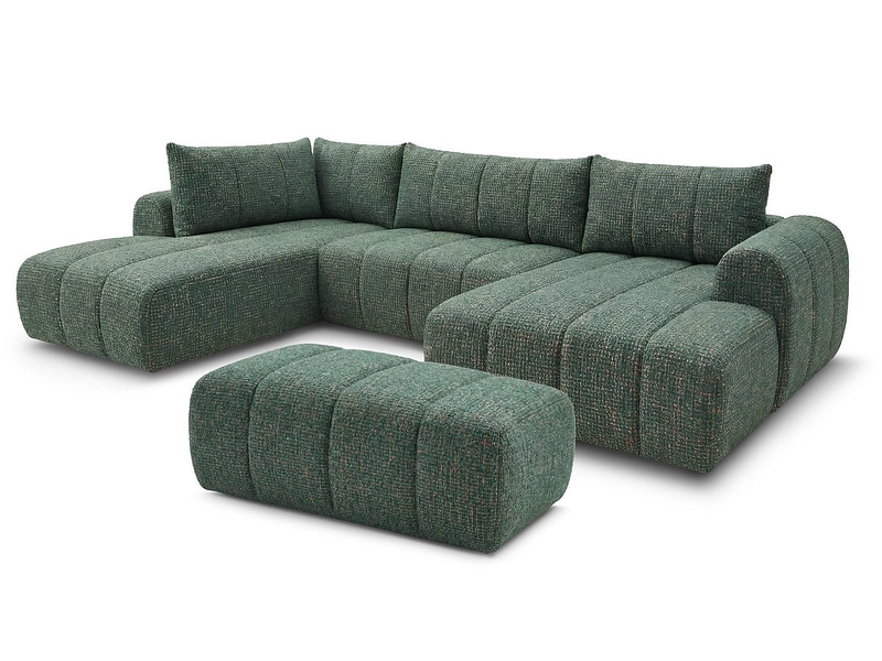 Panorama-Ecksofa mit Hocker BOBOCHIC NESTY Panorama-Ecksofa mit Hocker BOBOCHIC NESTY