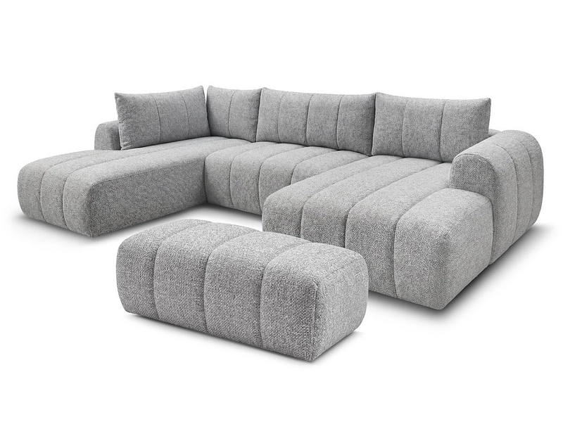 Panorama-Ecksofa mit Hocker BOBOCHIC NESTY Panorama-Ecksofa mit Hocker BOBOCHIC NESTY