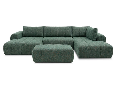 Panorama-Ecksofa mit Hocker BOBOCHIC NESTY Panorama-Ecksofa mit Hocker BOBOCHIC NESTY