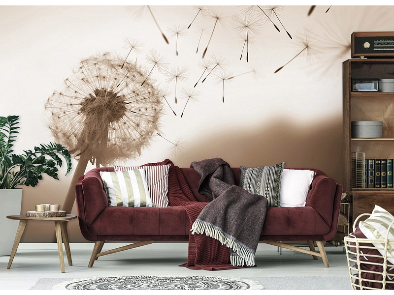 Tapete FLOWER 2-teilig vliesfaser beige Tapete FLOWER 2-teilig vliesfaser beige