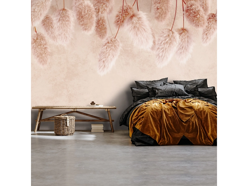 Tapete PAMPAS 4-teilig vliesfaser rosa Tapete PAMPAS 4-teilig vliesfaser rosa