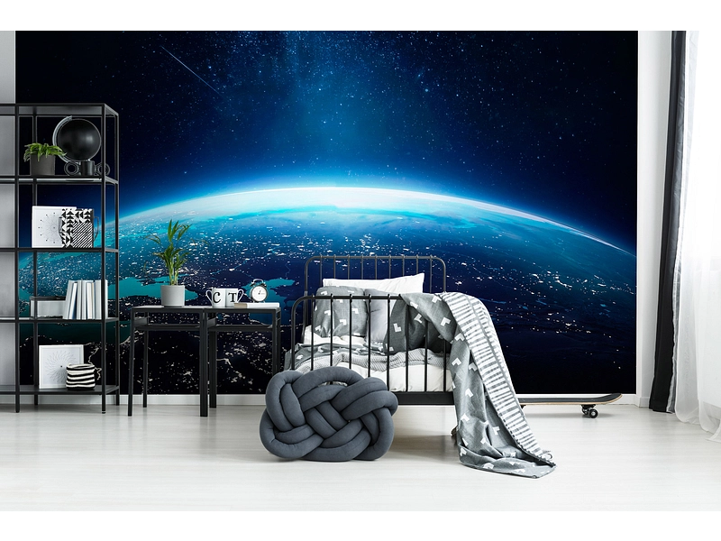 Tapete SPACE 4-teilig vliesfaser dunkelblau Tapete SPACE 4-teilig vliesfaser dunkelblau