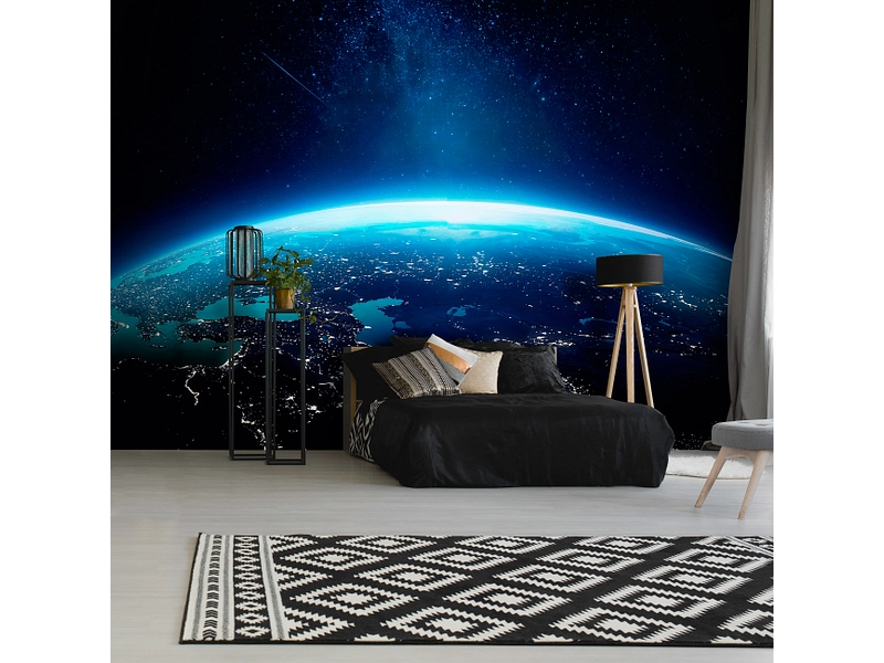 Tapete SPACE 1 Stück vliesfaser dunkelblau Tapete SPACE 1 Stück vliesfaser dunkelblau