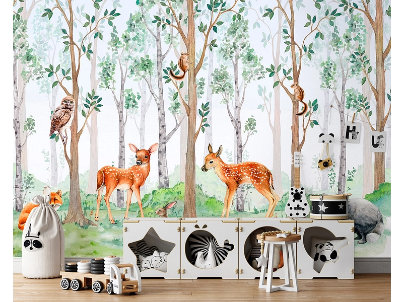 Tapete FOREST 2-teilig vliesfaser weiss Tapete FOREST 2-teilig vliesfaser weiss