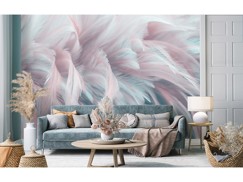 Tapete PLUME 2-teilig vliesfaser rosa Tapete PLUME 2-teilig vliesfaser rosa