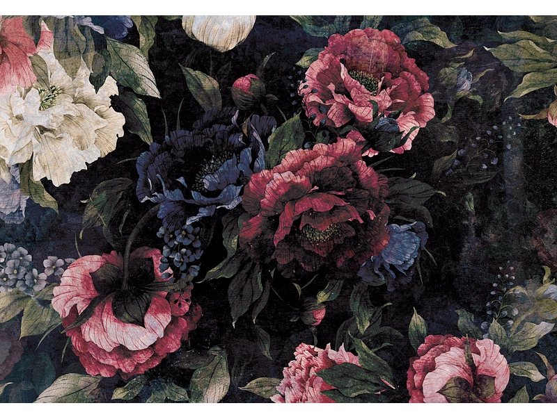 Tapete PIVOINE 2-teilig vliesfaser dunkelblau Tapete PIVOINE 2-teilig vliesfaser dunkelblau