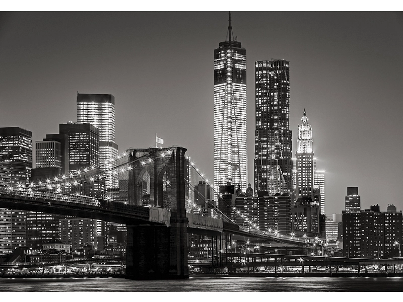 Tapete NEW YORK 4-teilig vliesfaser schwarz Tapete NEW YORK 4-teilig vliesfaser schwarz