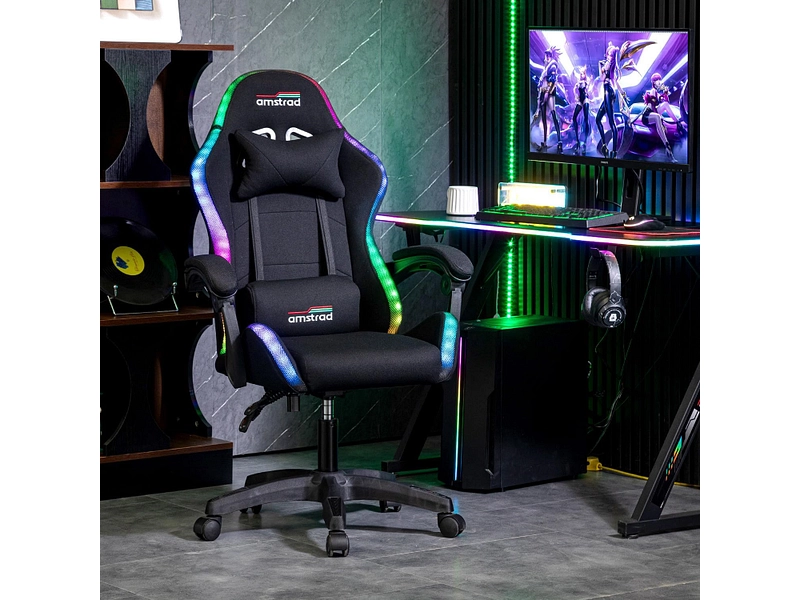 Gaming Sessel AMSTRAD AMS-910-LED-BK