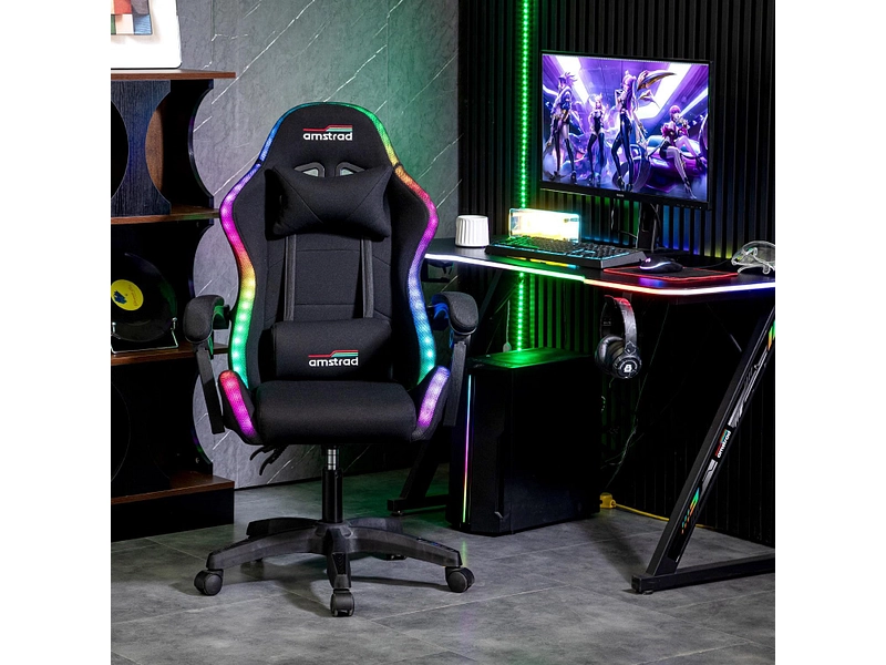 Gaming Sessel AMSTRAD AMS-910-LED-BK