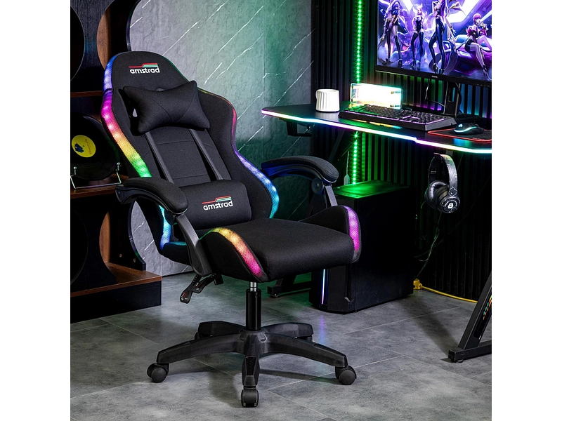 Gaming Sessel AMSTRAD AMS-910-LED-BK