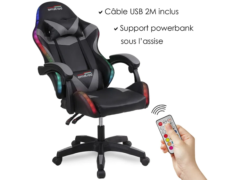 Gaming Sessel AMSTRAD AMS-900-LED