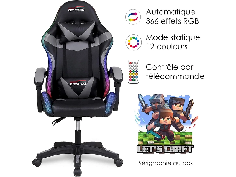 Gaming Sessel AMSTRAD AMS-900-LED