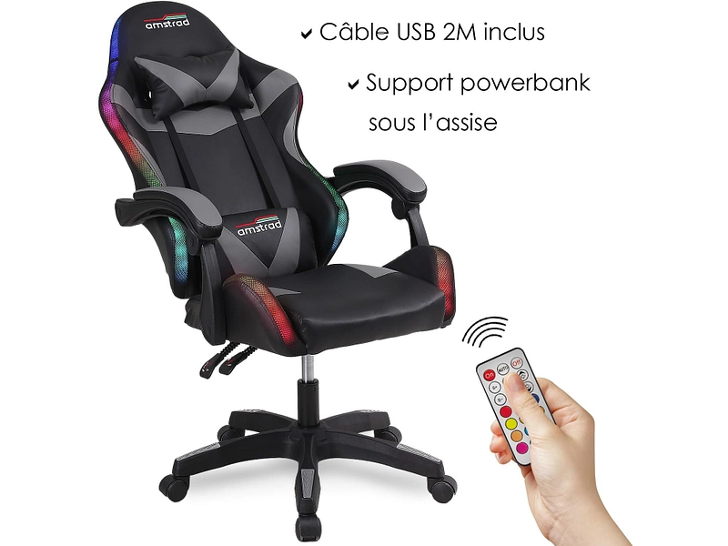 Gaming Sessel AMSTRAD AMS-900-LED