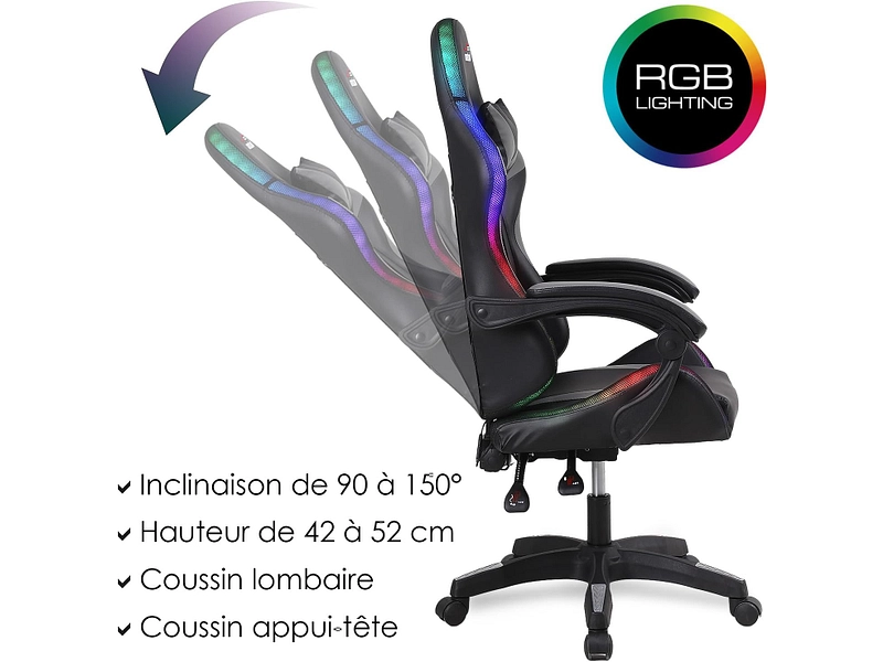 Gaming Sessel AMSTRAD AMS-900-LED