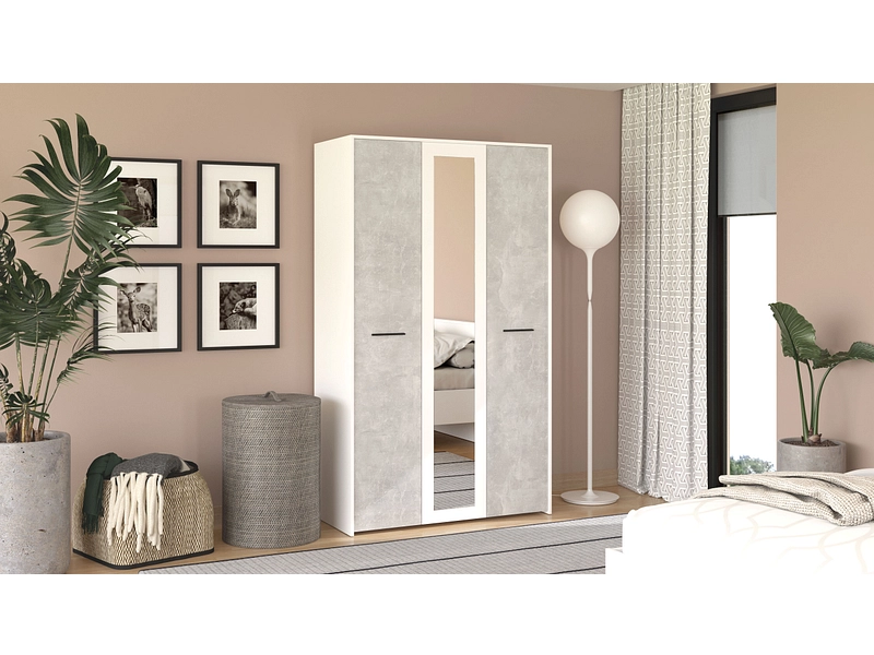 Armoire portes battantes VARADERO blanc Armoire portes battantes VARADERO blanc