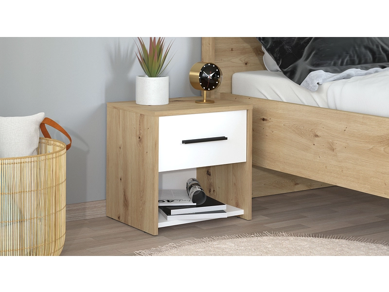 2 Nachttische-Set VARADERO 1 Schublade