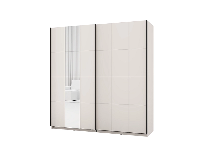 Armoire portes coulissantes SALAMIS cachemire