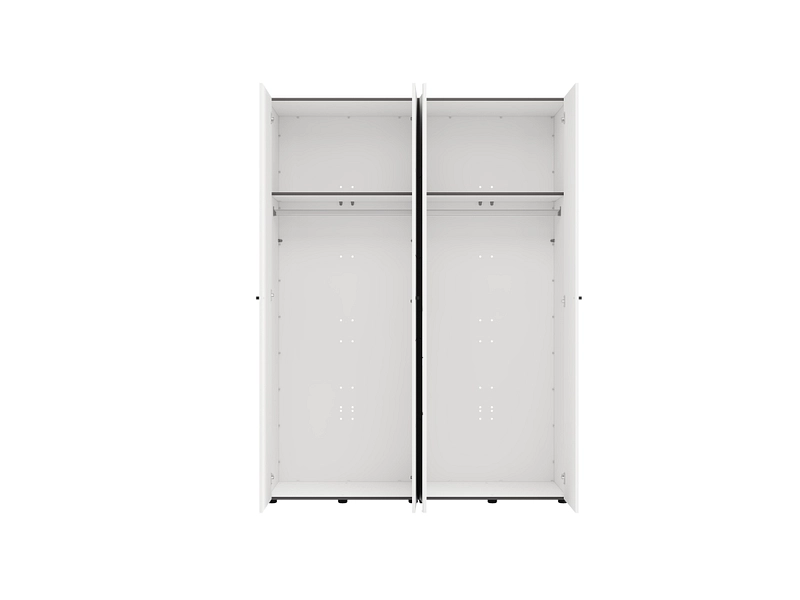 Armoire portes battantes SALAMIS blanc
