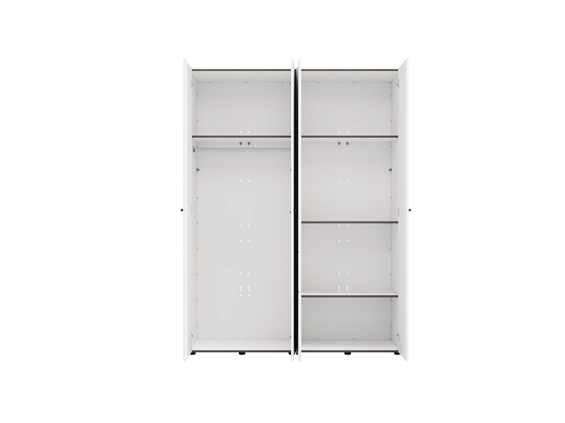 Armoire portes battantes SALAMIS blanc