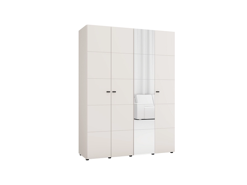 Armoire portes battantes SALAMIS cachemire Armoire portes battantes SALAMIS cachemire
