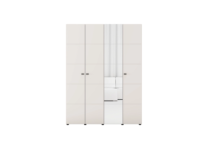 Armoire portes battantes SALAMIS cachemire Armoire portes battantes SALAMIS cachemire