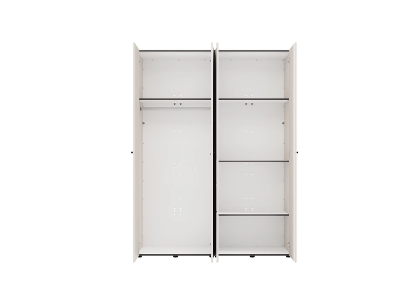 Armoire portes battantes SALAMIS cachemire Armoire portes battantes SALAMIS cachemire