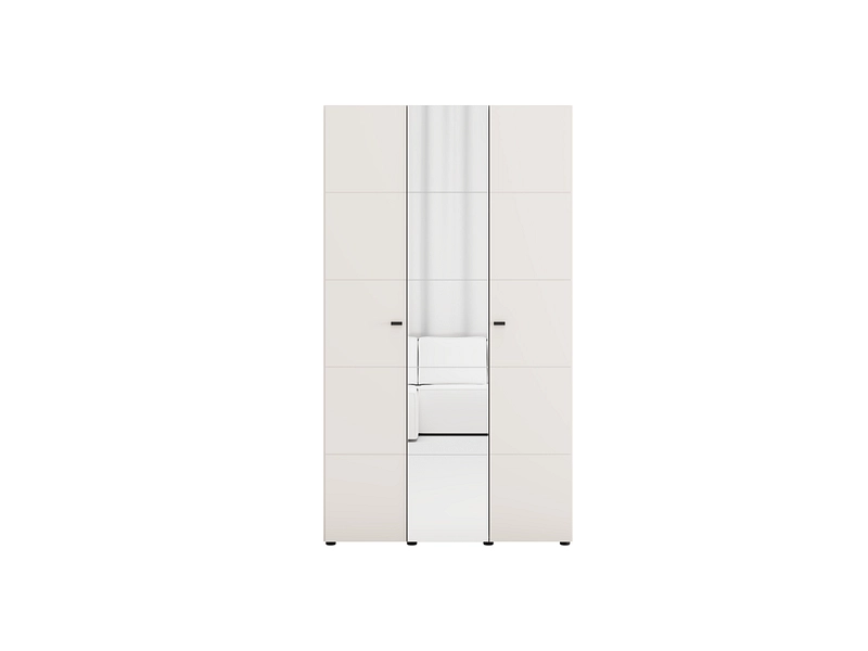 Armoire portes battantes SALAMIS cachemire