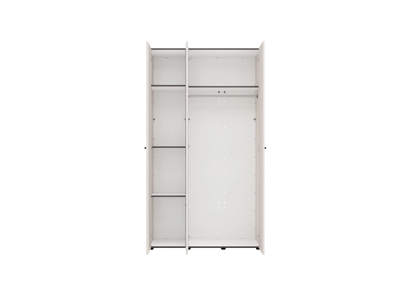 Armoire portes battantes SALAMIS cachemire