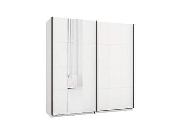 Armoire portes coulissantes SALAMIS blanc