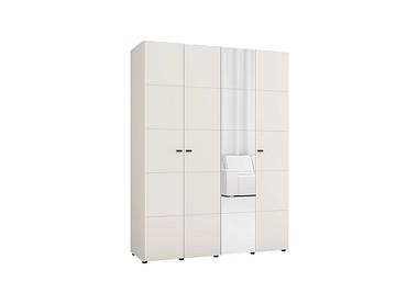 Armoire portes battantes SALAMIS cachemire