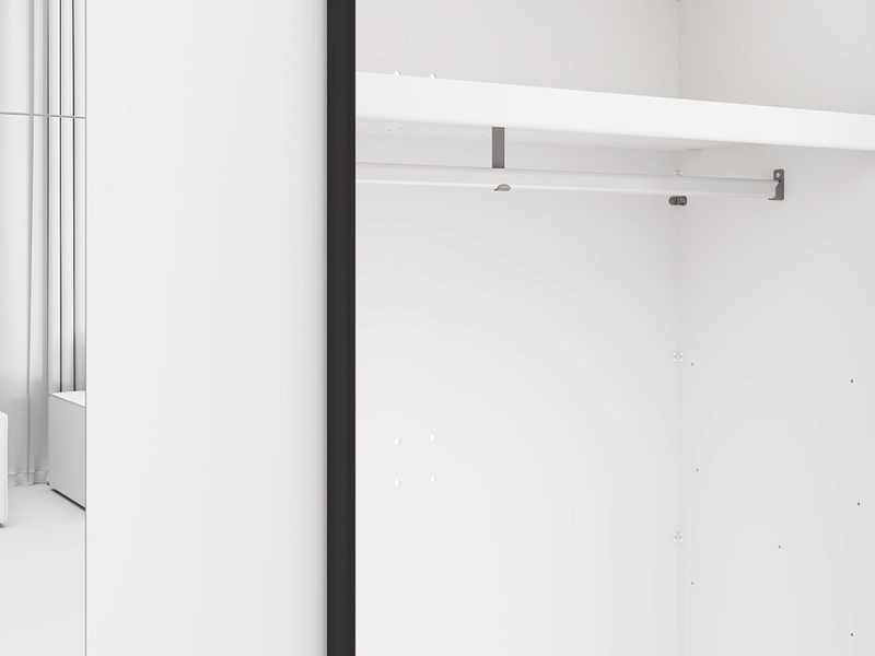 Armoire portes coulissantes BITINIA blanc Armoire portes coulissantes BITINIA blanc