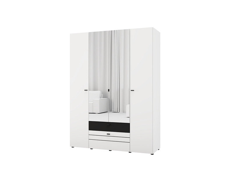 Armoire portes battantes BITINIA blanc Armoire portes battantes BITINIA blanc