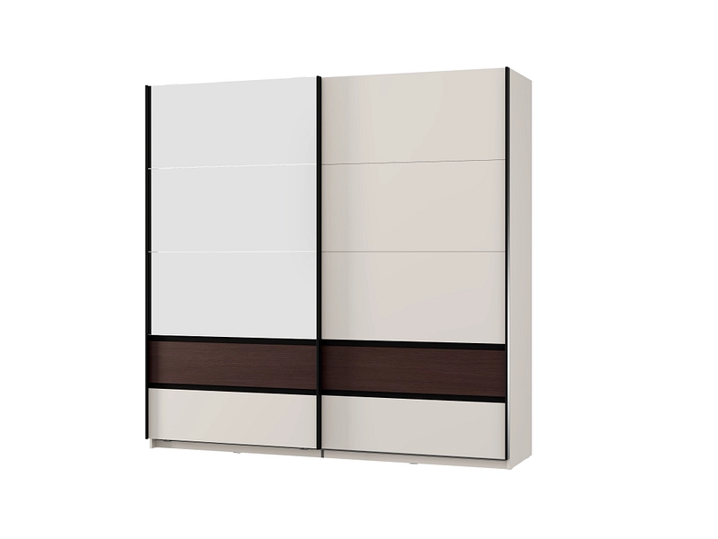 Armoire portes coulissantes COLHIDA cachemire