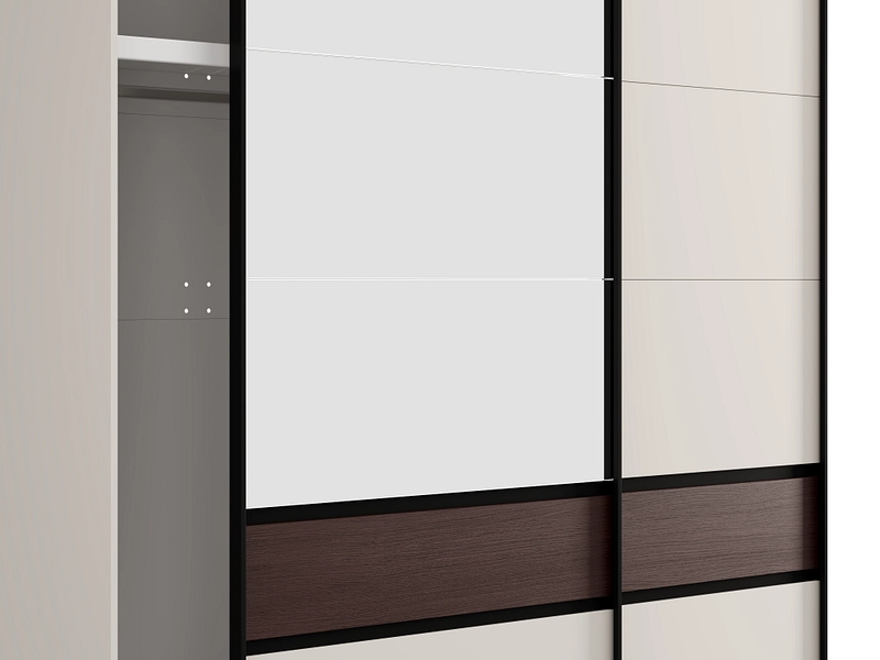 Armoire portes coulissantes COLHIDA cachemire