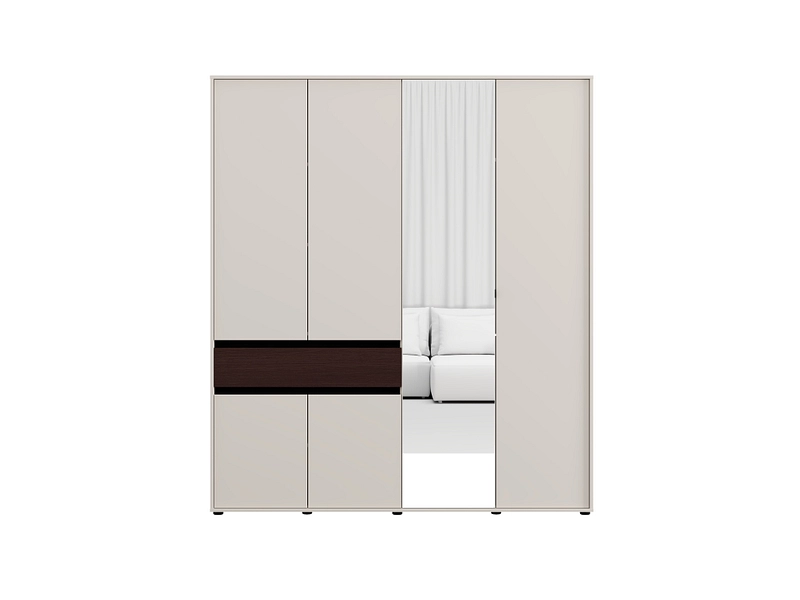 Armoire portes battantes COLHIDA cachemire Armoire portes battantes COLHIDA cachemire
